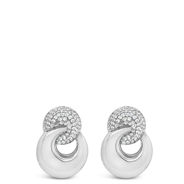 absolute-silver-crystal-clip-on-chunky-entwined-earrings-CLP117SL