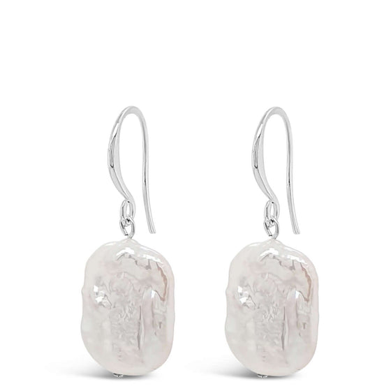 absolute-silver-flat-pearl-drop-earrings-E2339SL