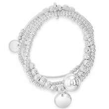 absolute-silver-multi-bead-layered-bracelet-B2312SL