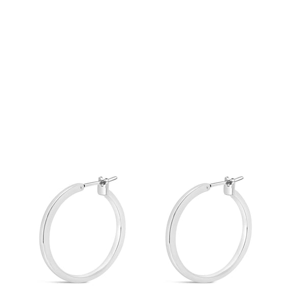 absolute-silver-plain-hoop-earrings-E2317SL