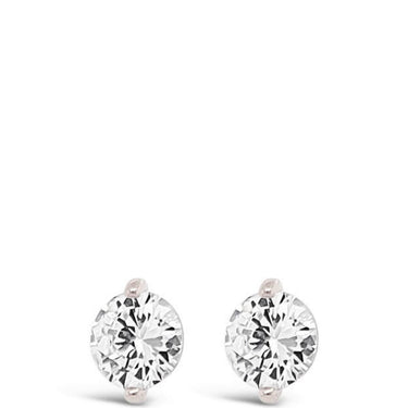 Absolute Silver Small Cubic Zircona Earrings