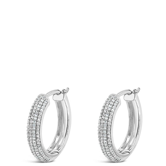 absolute-silver-sparkly-chunky-medium-hoop-earrings-E2305SL