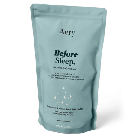 Aery Before Sleep Bath Salts Refill Pouch - Lavender Eucalyptus & Cedar