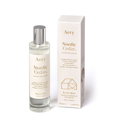 Aery Nordic Cedar Room Mist - Cedar, Cinnamon & Bergamot