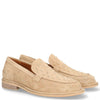 Alpe Sand Suede Slip On Loafers