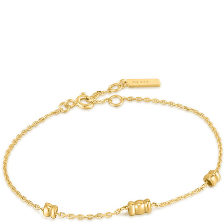Ania Haie Smooth Operator Gold Smooth Twist Chain Bracelet
