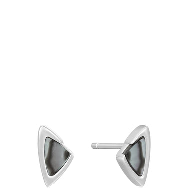 Ania Haie Tough Love Silver Arrow Abalone Stud Earrings