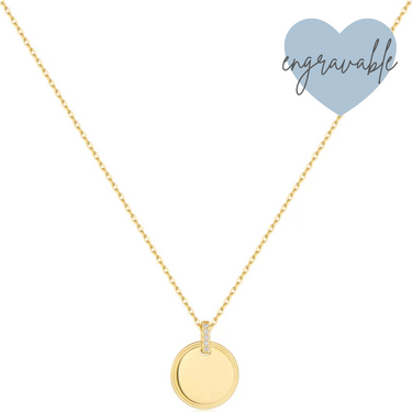 Ania Haie Chic Creator Gold Disc Necklace