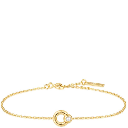 Ania Haie Chic Creator Gold Freshwater Pearl Bracelet