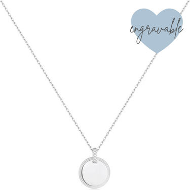 Ania Haie Chic Creator Silver Disc Necklace