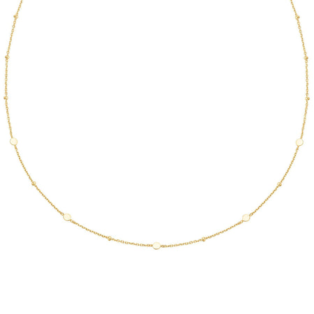 Ania Haie Chill Voyager Gold Small Disc Necklace