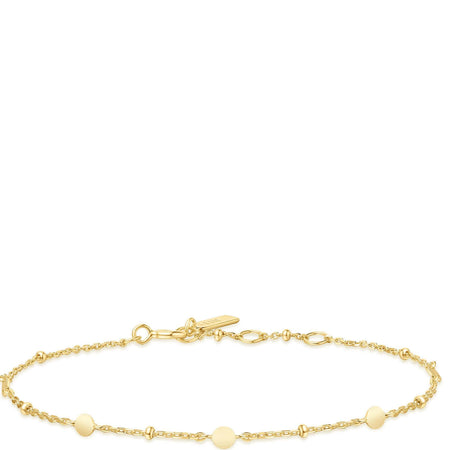 Ania Haie Chill Voyager Gold Small Disc Bracelet