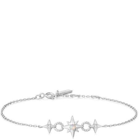 Ania Haie Chill Voyager Silver Linked Star Bracelet