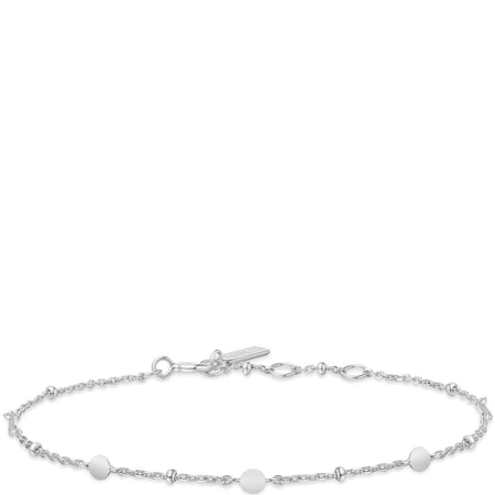 Ania Haie Chill Voyager Silver Small Disc Bracelet