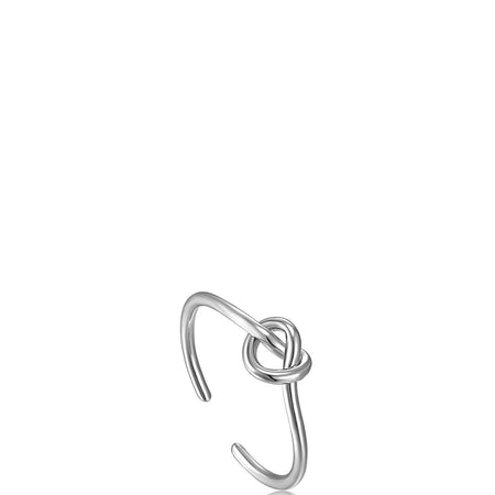 Ania Haie Forget Me Knot Silver Knot Ring
