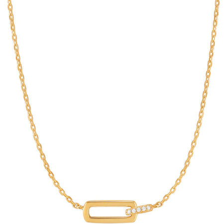 Ania Haie Glam Rock Gold Interlock Necklace