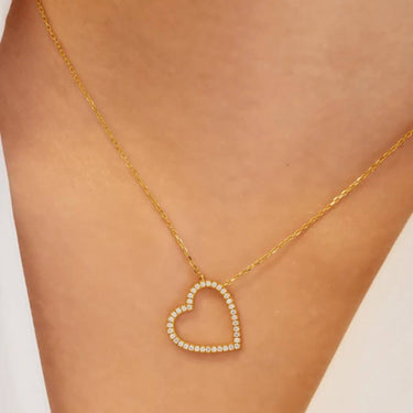 Ania Haie Glimmer Glow Gold Heart Necklace