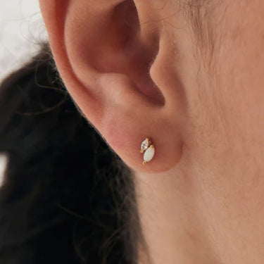 Ania Haie Gold Opal & Sparkle Single Earring