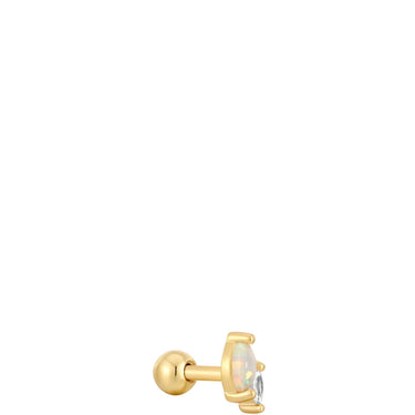 Ania Haie Gold Opal & Sparkle Single Earring