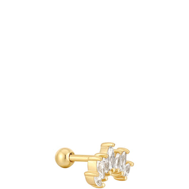 Ania Haie Gold Sparkle Marquise Single Earring