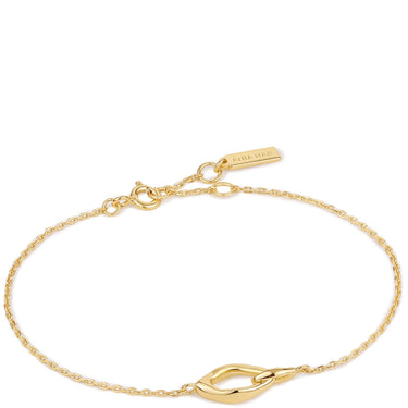 Ania Haie Making Waves Wave Link Gold Bracelet