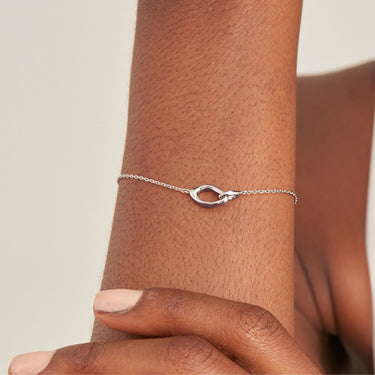 Ania Haie Making Waves Link Silver Bracelet