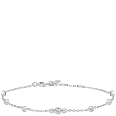 Ania Haie Miss Dainty Silver Cubic Zirconia Bracelet