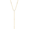 Ania Haie Polished Punk Gold Sparkle Point Y Necklace