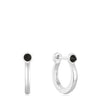 Ania Haie Polished Punk Silver Huggie Hoop Earrings