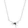 Ania Haie Polished Punk Silver Spike Necklace