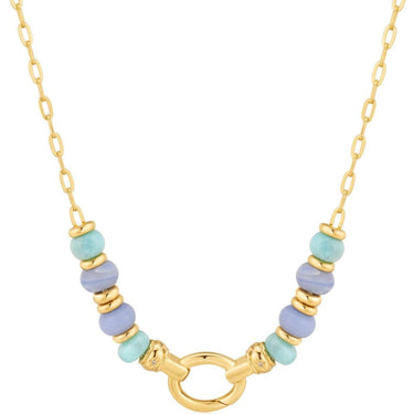 Ania Haie Pop Charms Gold Amazonite & Agate Charm Connector Necklace