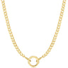 Ania Haie Pop Charms Gold Curb Chain Charm Connector Necklace