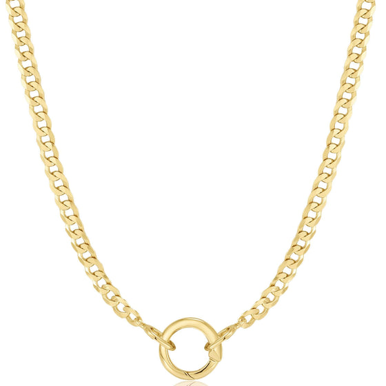 Ania Haie Pop Charms Gold Curb Chain Charm Connector Necklace