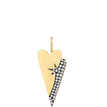 Ania Haie Pop Charms Gold Double Heart Charm