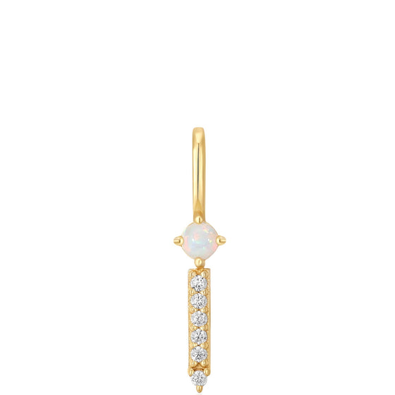 Ania Haie Pop Charms Gold Kyoto Opal Sparkle Bar Charm