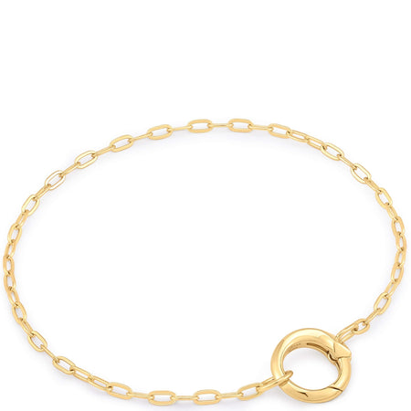 Ania Haie Pop Charms Gold Mini Link Chain Charm Connector Bracelet
