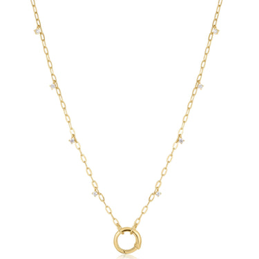 Ania Haie Pop Charms Gold Shimmer Chain Charm Necklace