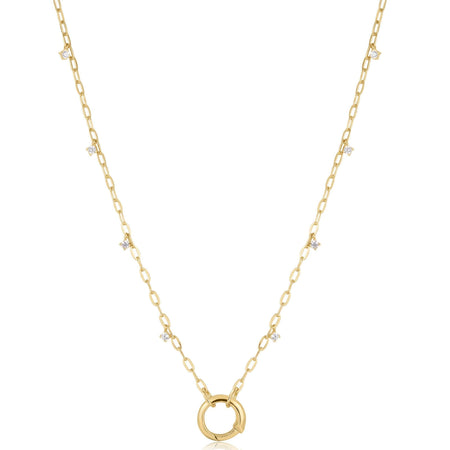 Ania Haie Pop Charms Gold Shimmer Chain Charm Necklace