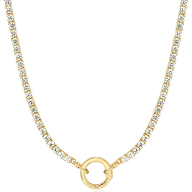 Ania Haie Pop Charms Gold Sparkle Chain Charm Connector Necklace