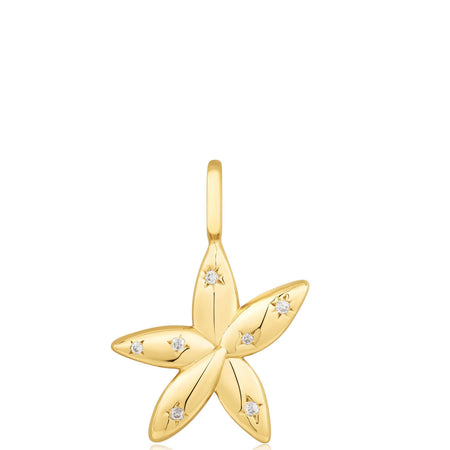 Ania Haie Pop Charms Gold Sparkle Flower Charm