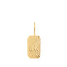 Ania Haie Pop Charms Gold Wave Tag Charm