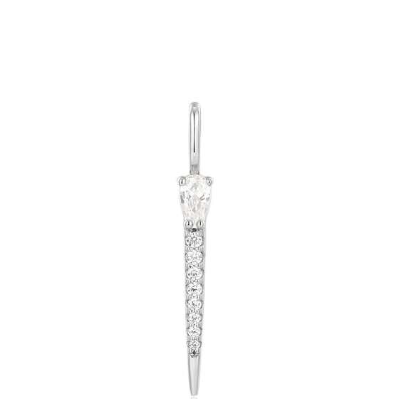 Ania Haie Pop Charms Silver Sparkle Bar Charm