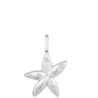 Ania Haie Pop Charms Silver Sparkle Flower Charm