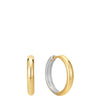 Ania Haie Pop Charms Two Tone Hoop Earrings