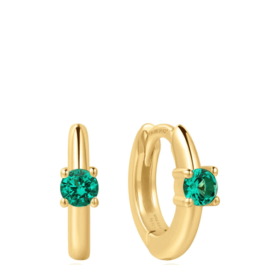 ania-haie-ripple-joy-green-huggie-hoop-earrings