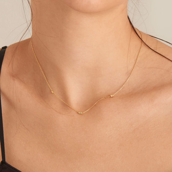 Ania Haie Smooth Operator Gold Smooth Twist Chain Necklace