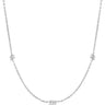 Ania Haie Smooth Operator Silver Smooth Twist Chain Necklace