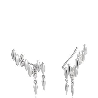 Ania Haie Spike Climber Silver Stud Earrings