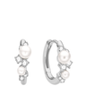 ania-haie-starlit-drops-silver-shell-pearl-cluster-huggie-hoops-earrings