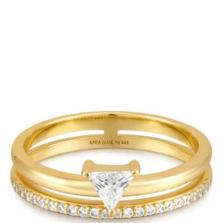 Ania Haie Sunshine Chaser Gold Double Ring